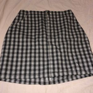 Hollister plaid skirt